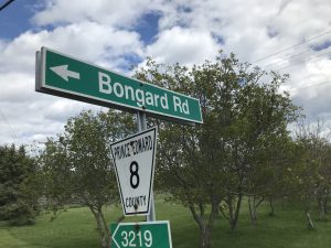 Bongard Crossroad in Prince Edward County